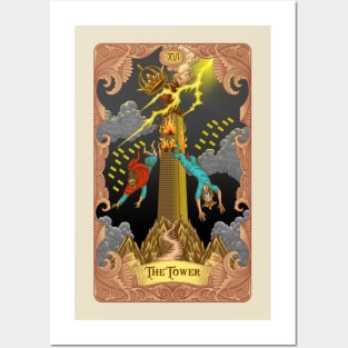 The Tower Tarot Card Posters and Art